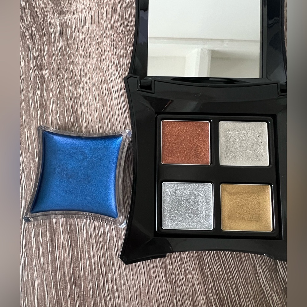 Illamasqua Liquid Metal Superior Blue Silver Gold Bronze